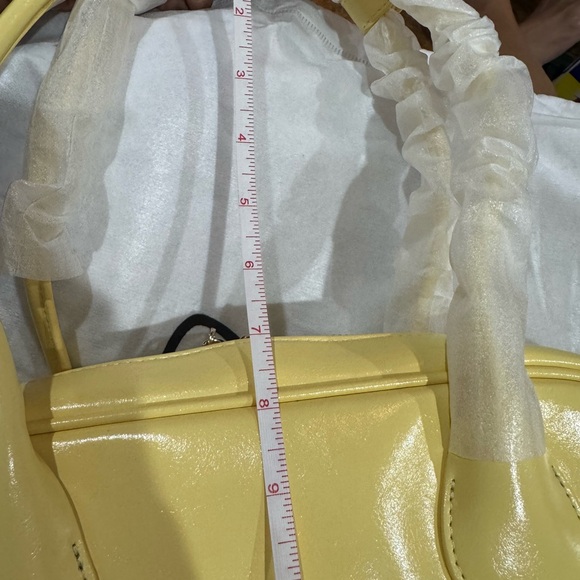 Hello Kitty Yellow Bowler Crossbody Handbag - Picture 13 of 13